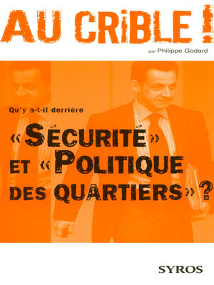 cover image of Qu'y a-t-il derrière "Sécurité" et "Politique des quartiers" ?